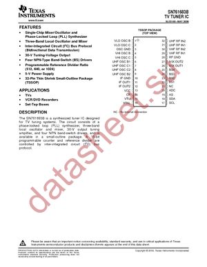 SN761683BDARG4 datasheet  